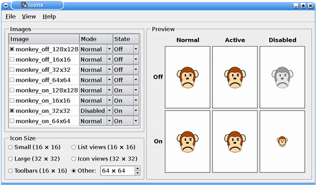 Screenshot of the Monkey Files